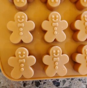 24 Gingerbread 1 Mold NEW Silicon Baking or Resin Mold So Cute